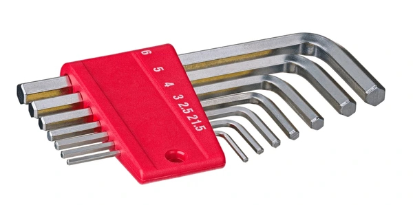 Long Allen Key Set – Extra-Long Hex Key Set for Recessed Fasteners, Hardened Steel Keys in Organised Holder for Mechanical and Maintenance Work